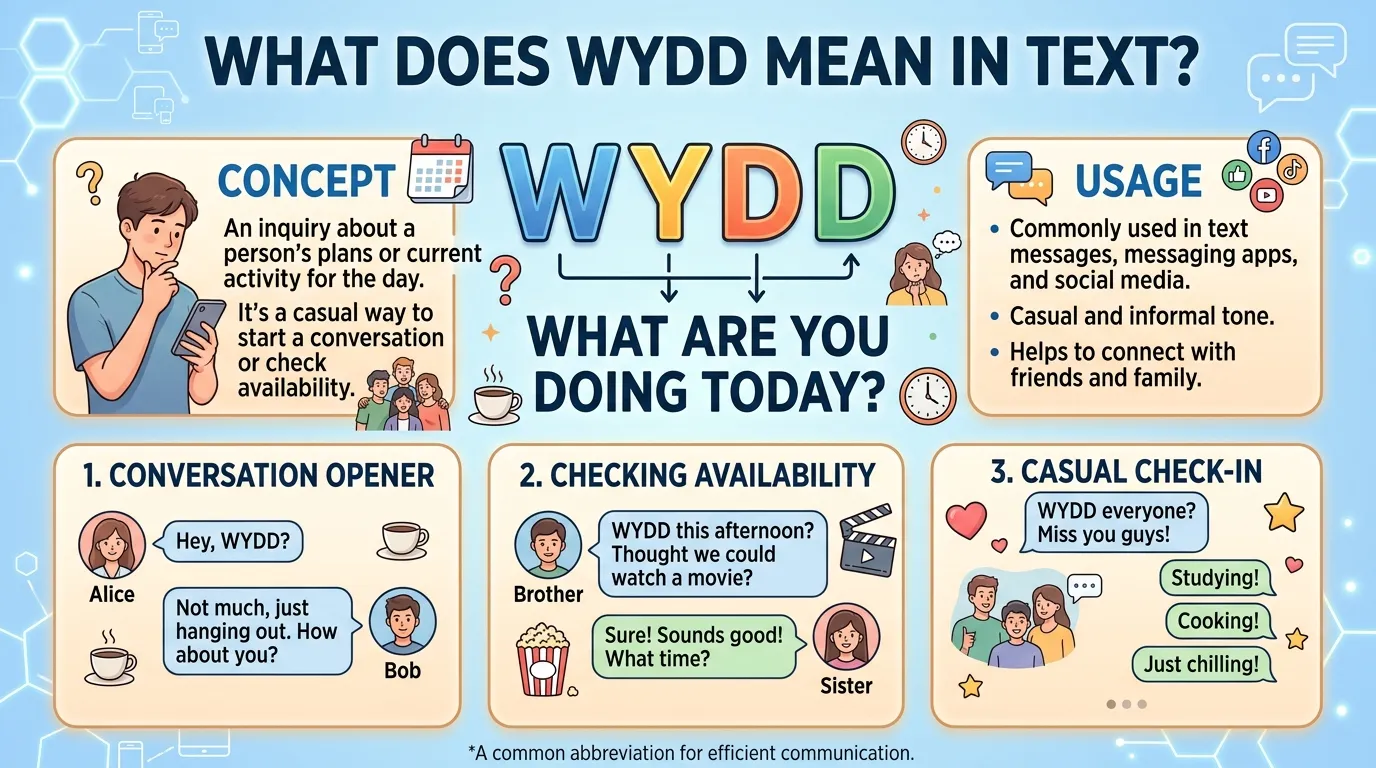 What Does WYDD Mean in Text