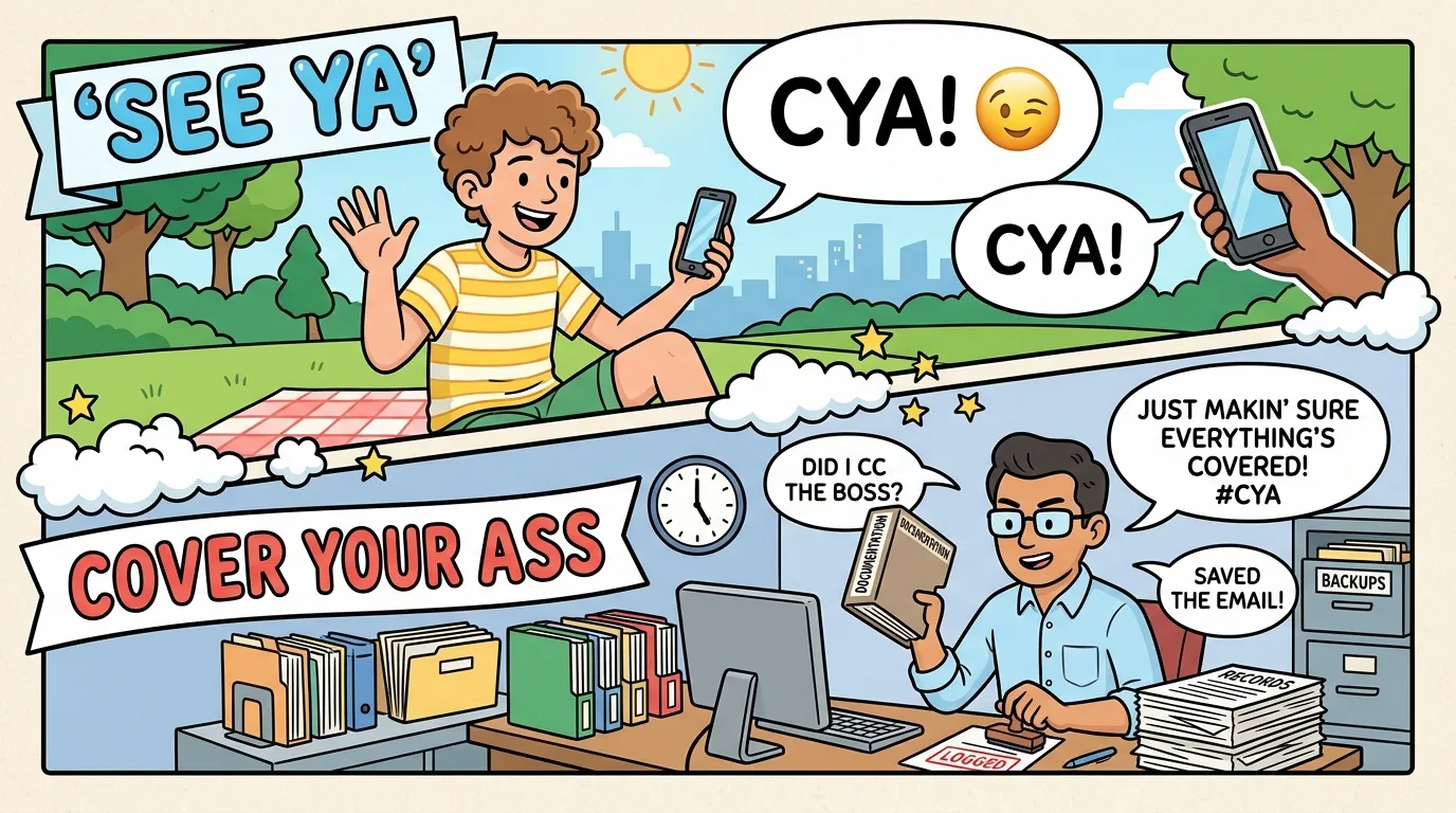 What Does CYA Mean in Text