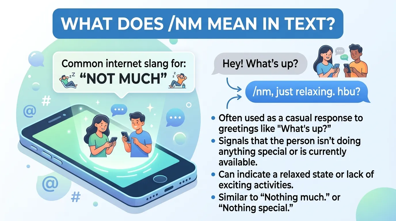 What Does /nm Mean in Text
