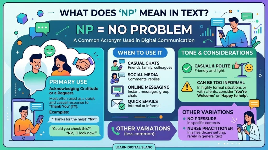 What Does NP Mean in Text? Real Meaning, Examples & Social Media Use