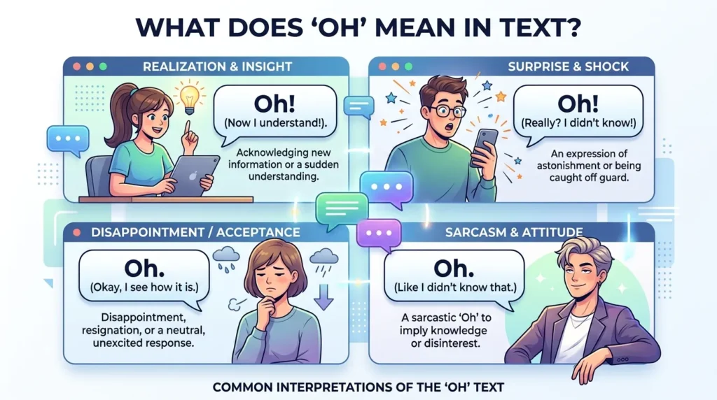 What Does Oh Mean in Text