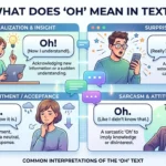 What Does Oh Mean in Text