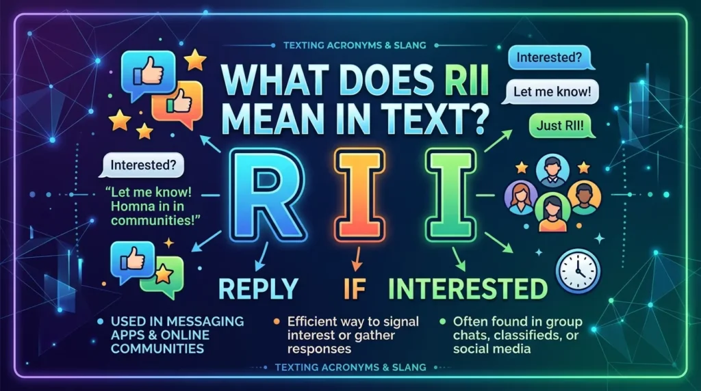 What Does RII Mean in Text