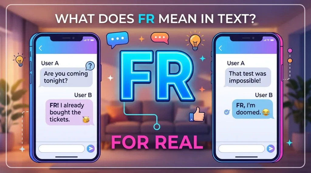 What Does FR Mean in Text