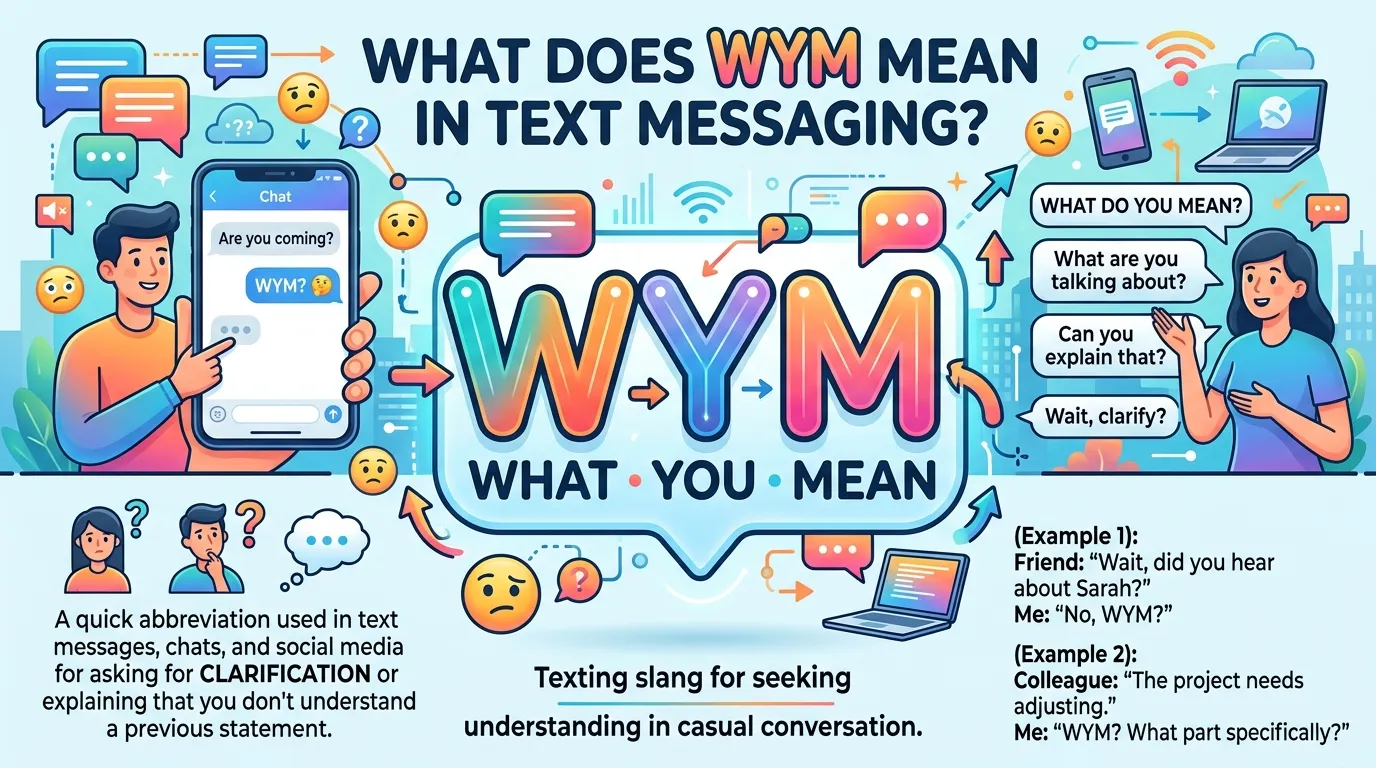 What Does WYM Mean in Text