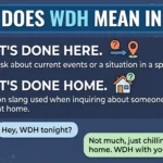 What Does WDH Mean in Text
